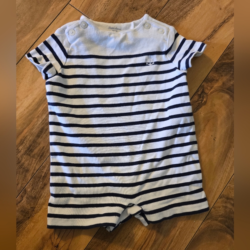 Striped Baby Romper